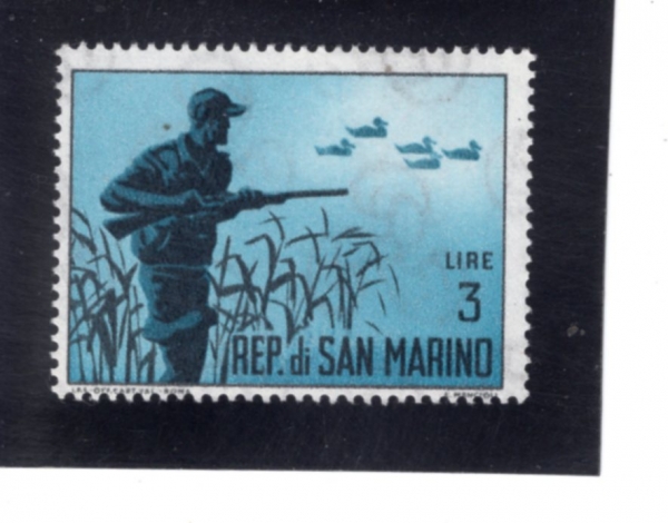 SAN MARINO(�긶����)-#531-3 I-DUCK HUNT(���� ���)-1962.8.25��