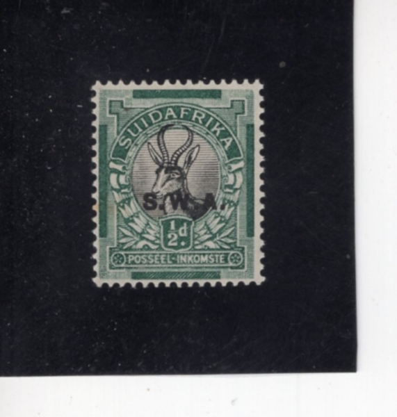 SOUTH WEST AFRICA(���� ������ī)-#135-1/2p-SPRINGBOK(��������)-1941��