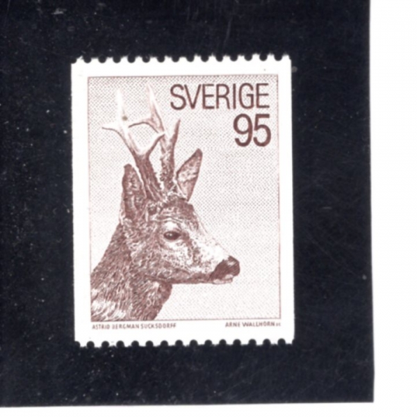 SWEDEN(������)-#750A-95o-ROE DEER(���)-1972��
