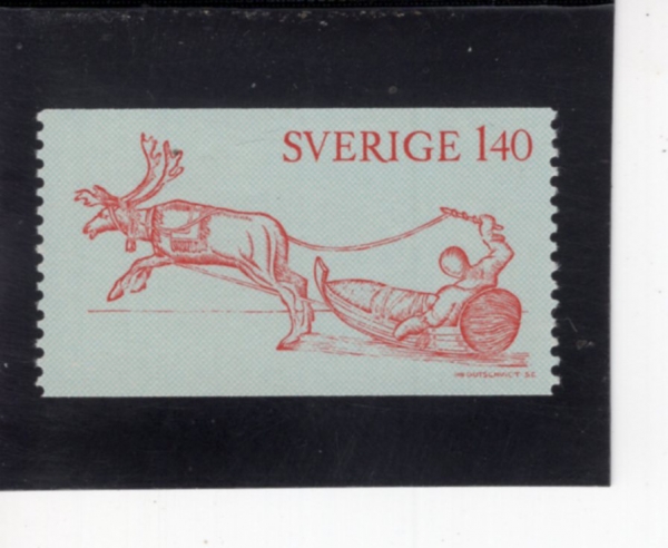 SWEDEN(������)-#751B-1.40k-ILLUSTRATION FROM LAPPONIA, BY JOHANNES SCHEFFERUS(���ϳ׽� ����罺, �����Ͼ��� ��ȭ)-1972��