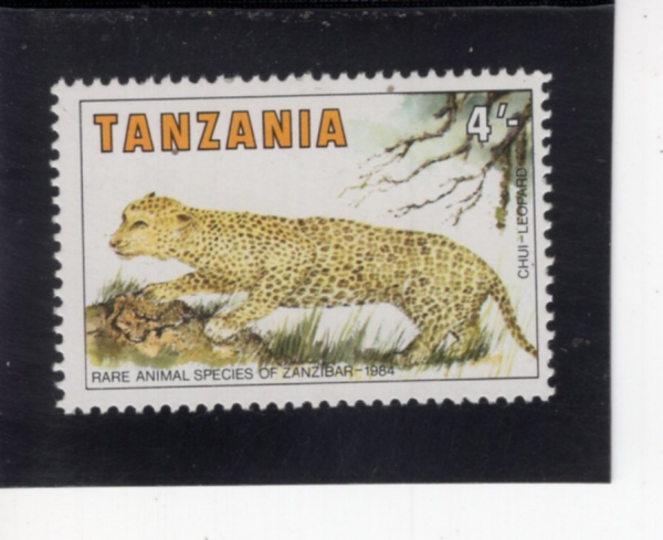 TANZANIA(ź�ڴϾ�)-#259-4sh-LEOPARD(ǥ��)-1985.5.8��