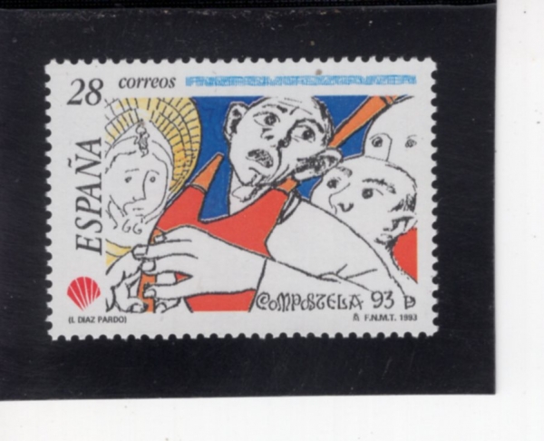 SPAIN(������)-#2711-28p-PILGRIMS PAYING HOMAGE TO SAINT JAMES(��Ƽ�ư� �� �������ڶ� ����)-1993.5.18��