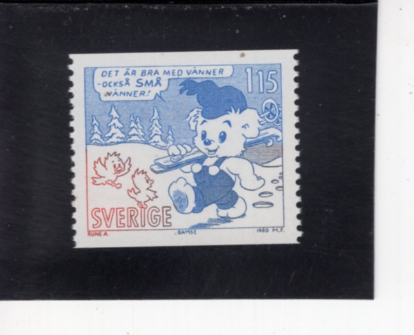 SWEDEN(������)-#1335-1.15k-BAMSE THE BEAR(�㼼)-1980.10.11��