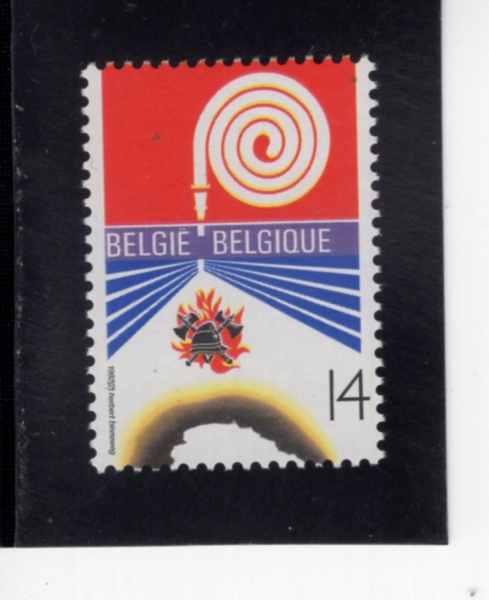 BELGIUM(���⿡)-#1426-14fr-FIRE FIGHTING(�ҹ�)-1992.2.10��