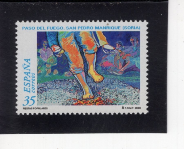 SPAIN(������)-#3048-35p-FIRE WALKING FESTIVAL, SAN PEDRO MANRIQUE(ȭ�� �ȱ�, �� ���ٽ� ����)-2000.6.23��