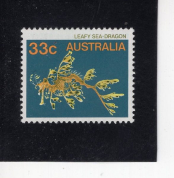 AUSTRALIA(����Ʈ���ϸ���)-#909-33c-LEAFY SEA DRAGON(���� ���� �ٴٿ�)-1985.1.20��