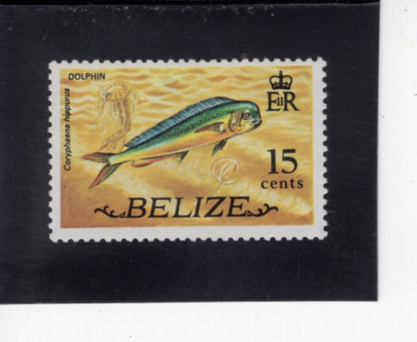BELIZE(������)-#334-15c-DOLPHINFISH(������������)-1974.1.1��