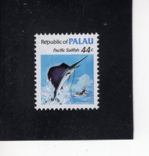 PALAU(�ȶ��)-#81-44c-PACIFIC SAILFISH(�ε�-����� �����)-1985.6.11��