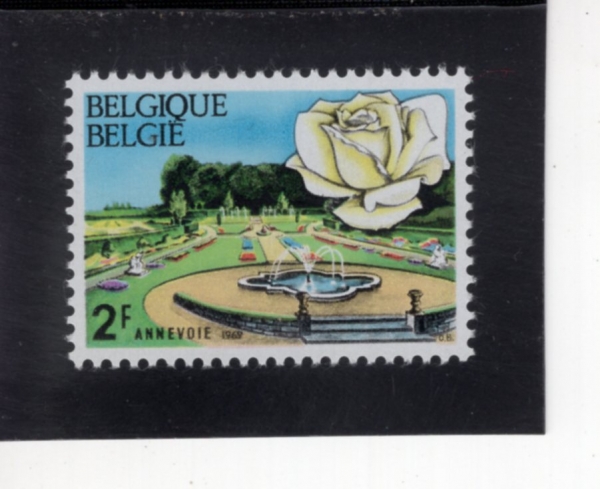 BELGIUM(���⿡)-#724-2fr-ANNEVOIE GARDEN AND PASCALI ROSE(�ȳ׺����� ����, �λ� \