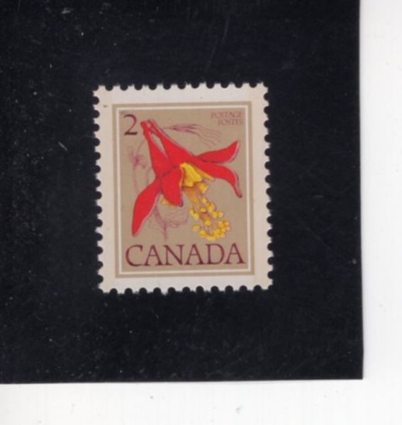 CANADA(ĳ����)-#707-2c-WESTERN COLUMBINE(��������� �����)-1977��