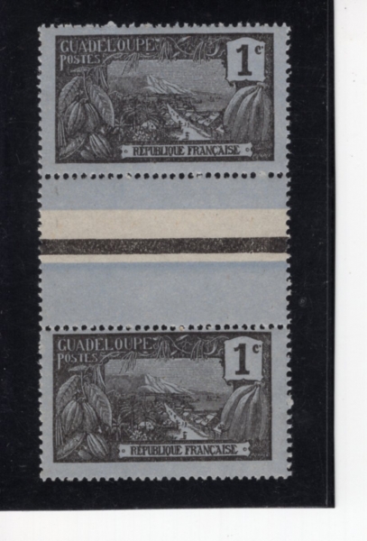 GUADELOUPE(�������)-PAIR-#54-1c-HARBOR AT BASSE-TERRE(�ٽ��׸� �ױ�)-1905��
