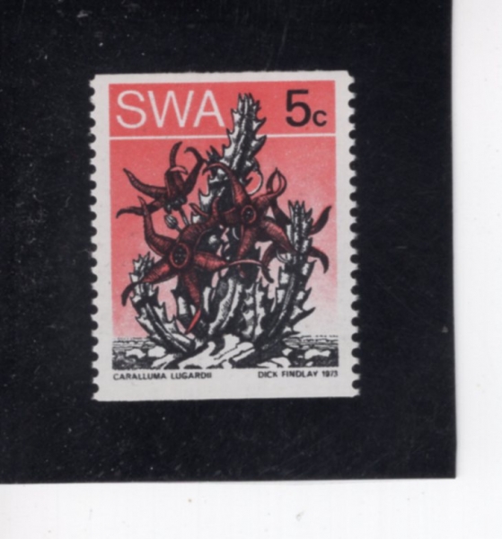 SOUTH WEST AFRICA(���� ������ī)-#347-5c-ORCHID(����)-1973.9.1��
