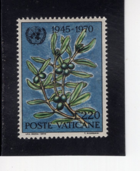 VATICAN CITY(��Ƽĭ �ñ�)-#494-220 I-OLIVE BRANCH(�ø��� ����)-1970.10.8��