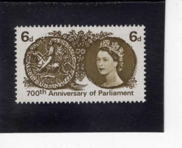 GREAT BRITAIN(����)-#422-6p-SEAL OF SIMON DE MONTFORT(�ø� �� �������� ����)-1965.7.19��