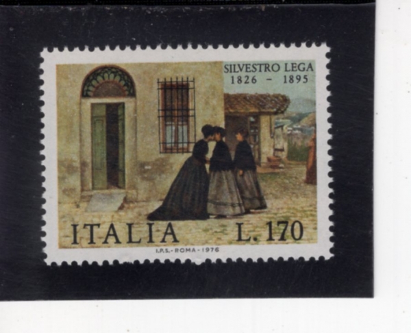 ITALY(��Ż����)-#1248-170 I-THE VISIT, BY SILVESTRO LEGA(�Ǻ���Ʈ�� ����, �κ󼭺�)-1976.12.7��