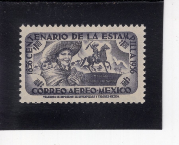 MEXICO(�߽���)-#C232-1p-WOMAN AND CHILD AND HORSE BACK RIDER, REVOLUTIONARY MEXICO(����, �� �� ���, �߽��� ����)-1956.8.1��