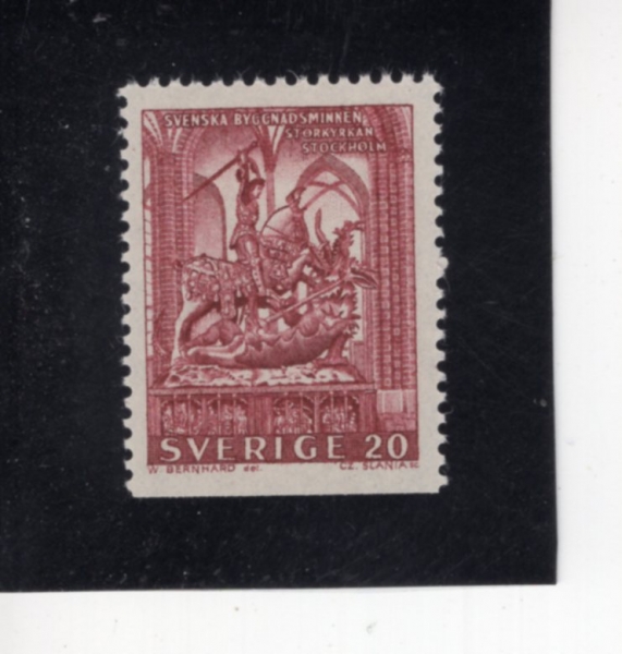 SWEDEN(������)-#615-20o-ST.GEORGE, GREAT CHURCH, STOCKHOLM(�� ���ݶ��� ��ȸ)-1962.9.24��