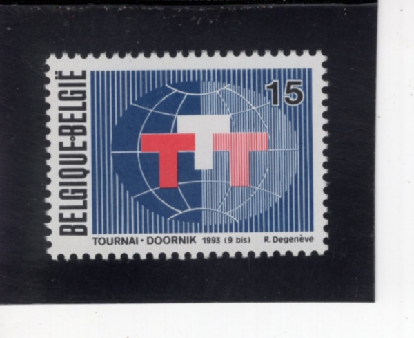 BELGIUM(���⿡)-#1499-15fr-INTL. TRIENNIAL EXHIBITION OF TOURNAI(������ ���� 3�� ����ȸ)-1993.7.5��