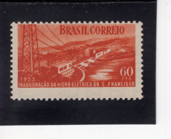 BRAZIL(�����)-#815-60c-SAN FRANCISCO HYDROELECTRIC PLANT(�������ý��� ���� ������)-1955.1.15��