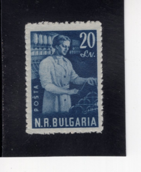 BULGARIA(�Ұ�����)-#685-20 I-TEXTILE WORKER(���� �۾���)-1951��