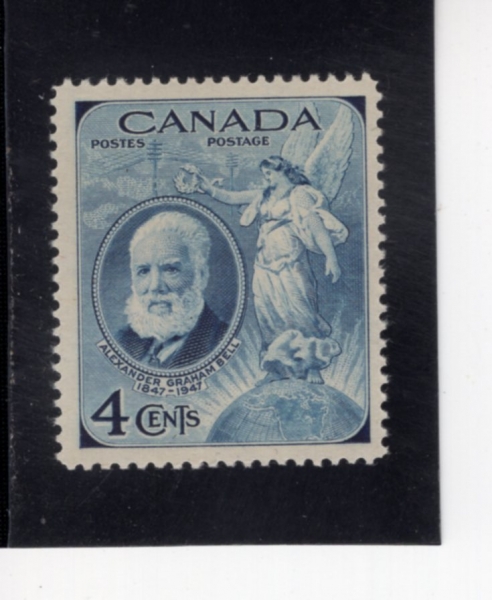 CANADA(ĳ����)-#274-4c-ALEXANDER GRAHAM BELL(�˷���� �׷��̾� ��)-1947.3.3��