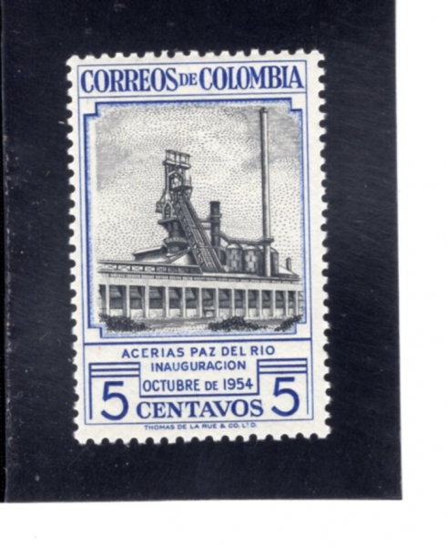 CHILE(ĥ��)-#633-5e-STEEL MILL(��ö��)-1954.12.12��
