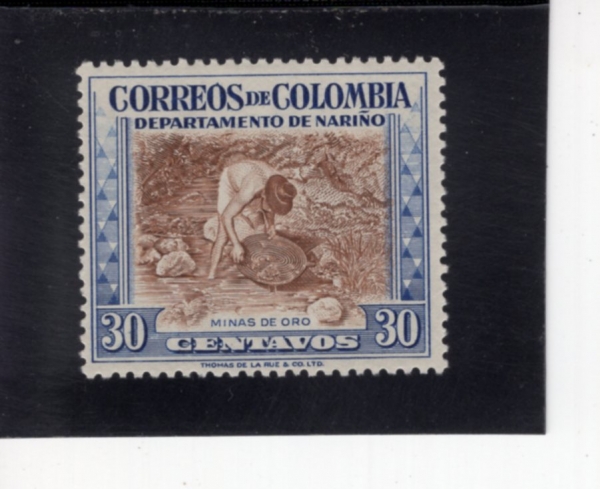 CHILE(ĥ��)-#657-30c-GOLD MINING, NARIFIO(�� ä��, �����ǿ�)-1956��