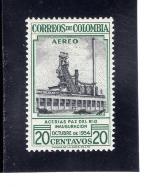 CHILE(ĥ��)-#C267-20cSTEEL MILL(��ö��)-1954.12.12��