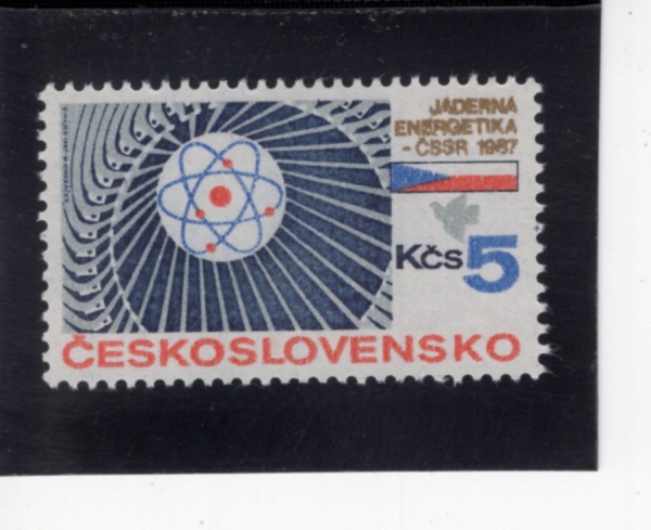 CZECHOSLOVAKIA(ü�ڽ��ι�Ű��)-#2651-5k-NATL. NUCLEAR POWER INDUSTRY(ü�� ��ȭ���� ���ڷ� ����)-1987.6��
