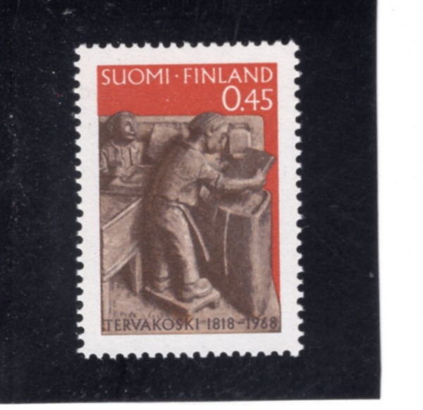 FINLAND(����Ʈ)-#455-45p-PAPER MALING, BY HANNES AUTERE(�ѳ׽� ���׸��� ���� ����)-1968.3.12��