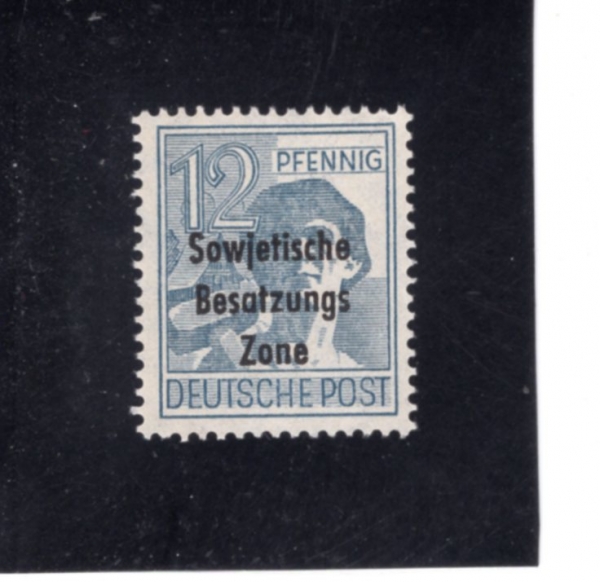 GERMAN DEMOCRATIC REPUBLIC(����)-#10N5-12pf-LABORER(�뵿��)-1948.7.3��