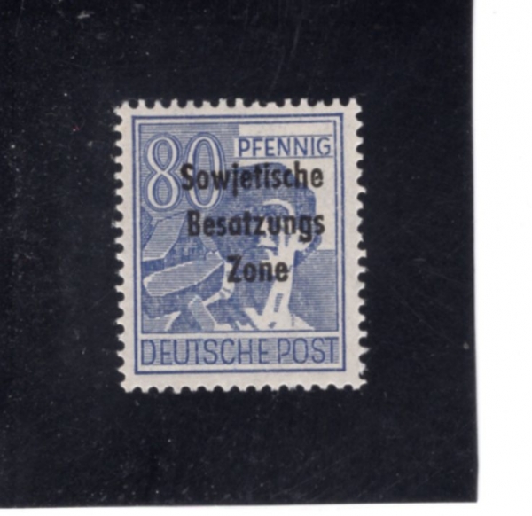 GERMAN DEMOCRATIC REPUBLIC(����)-#10N15-80pf-LABORER(�뵿��)-1948.7.3��