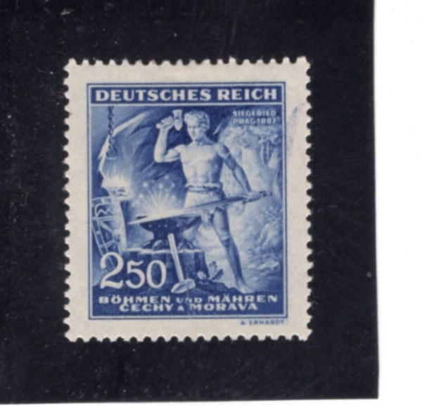 BOHEMIA AND MORAVIA(����̾ƿ� ����� ��ȣ��)-#87-2.50k-SCENE FROM \"SIEGFRIED\"(��ũ����Ʈ\
