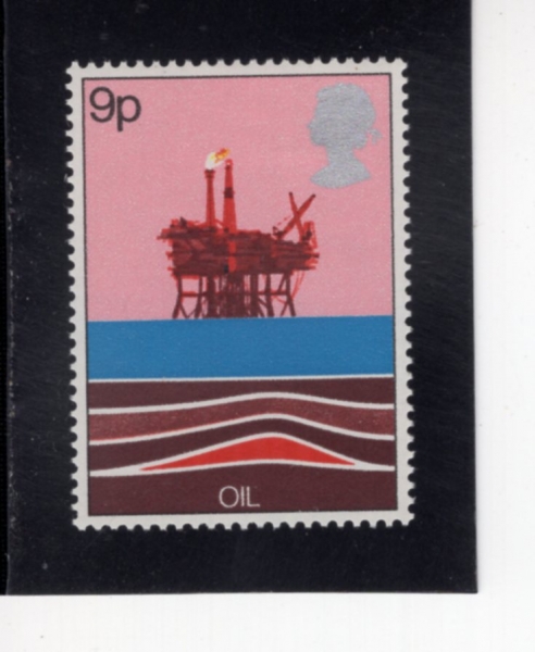 GREAT BRITAIN(����)-#827-9p-OIL PRODUCTION PLATFORM, NORTH SEA(������ ���� �� ������)-1978.1.25��
