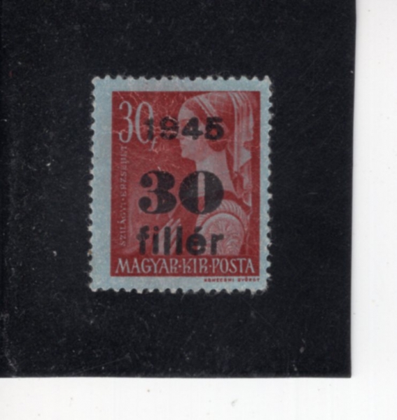 HUNGARY(�밡��)-#663-30f on 30f-ELIZABETH SZILAGYI(�������� �Ƕ���)-1945��