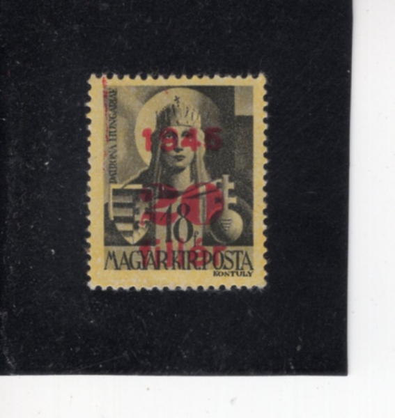 HUNGARY(�밡��)-#676-20f on 18f-VIRGIN MARY, PATRONESS OF HUNGARY(�������Ҵ�)-1945��