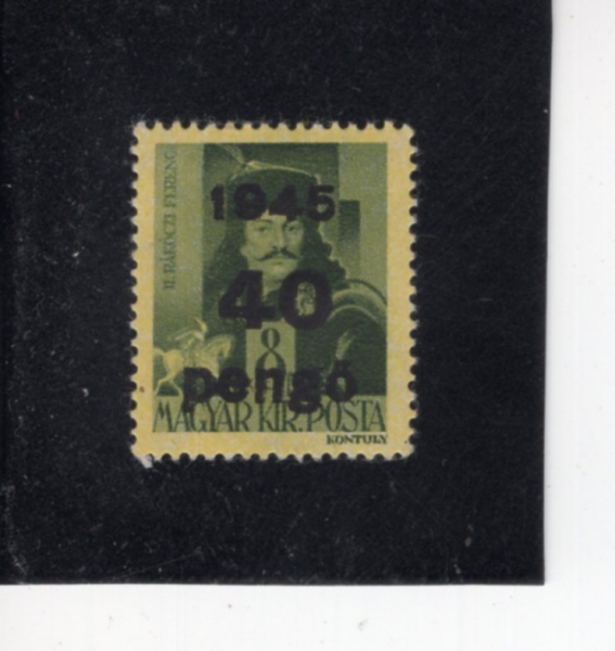 HUNGARY(�밡��)-#696-40p on 8f-FRANCIS II RAKOCRY(������ 2�� ����ġ)-1945��