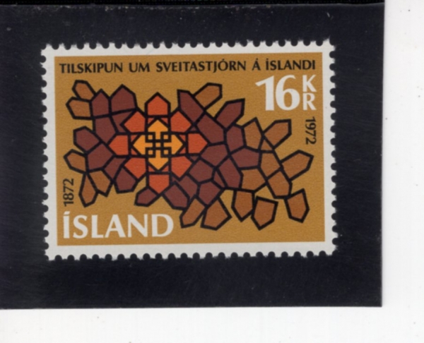 ICELAND(���̽�����)-#441-16k-\"UNITED MUNICIPALITIES\"(��������)-1972.6.14��