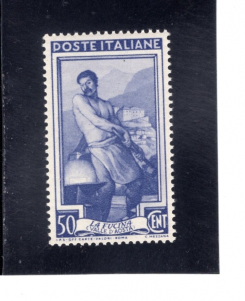 ITALY(��Ż����)-#549-50c-BLACKSMITH, AOSTA VALLEY(��������, �ƿ���Ÿ ���)-1950.10.20��