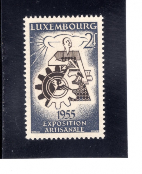 LUXEMBOURG(����θ�ũ)-#304-2fr-ARTISAN, WHEEL AND TOOLS(����, ��, ����)-1955.9.1��