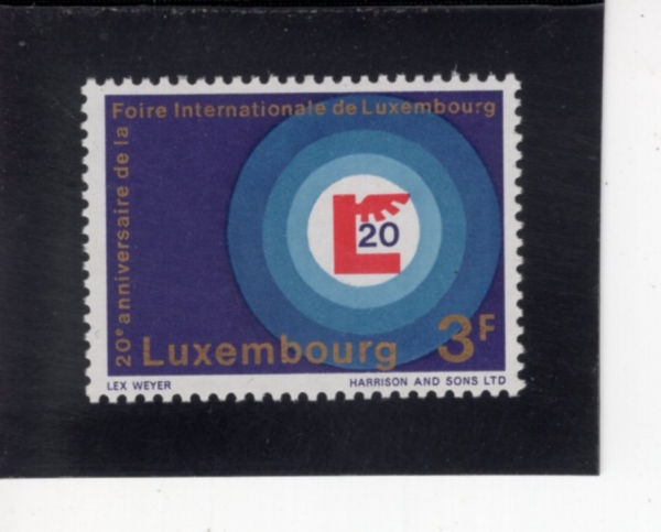 LUXEMBOURG(����θ�ũ)-#469-3fr-FAIR EMBLEM(�ڶ�ȸ)-1968.4.29��