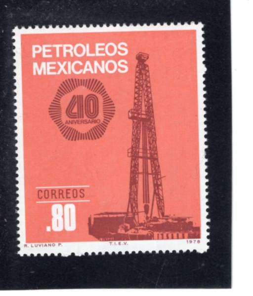 MEXICO(�߽���)-#1161-80c-OIL DERRICK(���� �����)-1978.3.18��