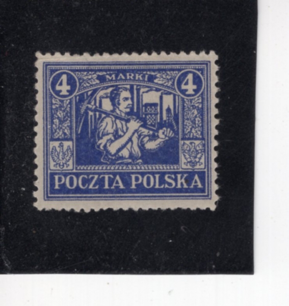 POLAND(������)-#180-4m-MINER(����)-1922��