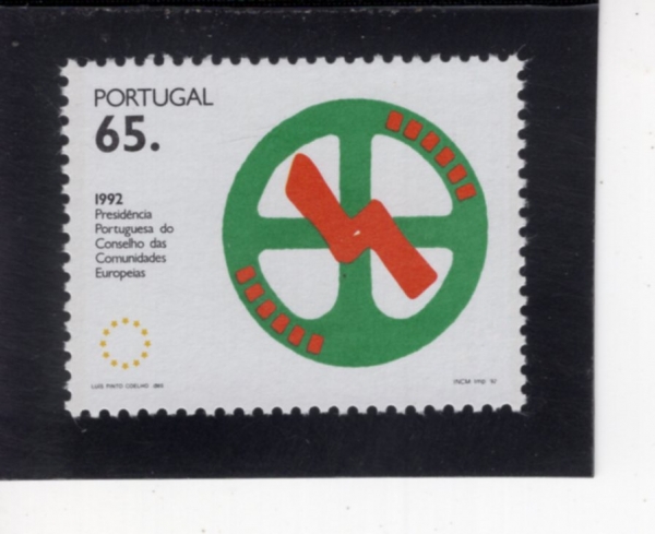PORTUGAL(��������)-#1897-65e-PORTUGUESE PRESIDENCY OF THE EUROPEAN COMMUNITY COUNCIL OF MINISTERS(�������� �������� �̻�ȸ ���屹)-1992.1.24��