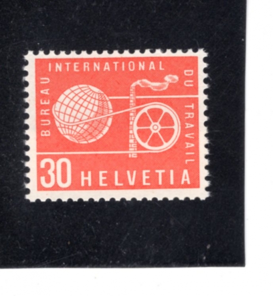 SWITZERLAND(������)-#3O98-30c-GLOBE, CHIMNEY AND WHEEL(����, ����, ��Ϲ���)-1960��