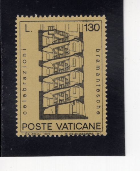 VATICAN CITY(��Ƽĭ �ñ�)-#517-130 I-DESIGN FOR SPIRAL STAIRCASE(������ ��� ������)-1972.2.22��