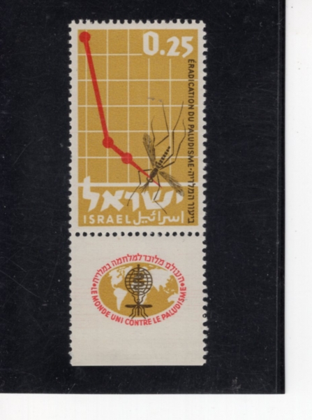 ISRAEL(�̽���)-TAB-#218-25a-ANOPHELES MACULPENNIS AND CHART SHOWING DECLINE OF MARARIA IN ISRAEL(�Ƴ��緹�� ��ŧ����Ͻ�)-1962.4.30��