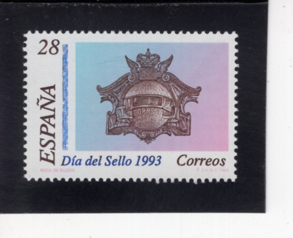 SPAIN(������)-#2699-28p-1908 MAILBOX, MADRID POSTAL MUSEUM(1908�� ������, ���帮�� ���� �ڹ���)-1993.3.12��