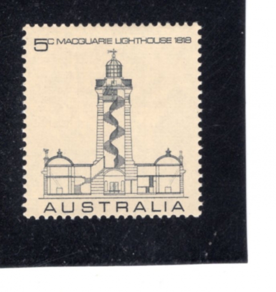 AUSTRALIA(����Ʈ���ϸ���)-#458-5c-MACQUARIE LIGHTHOUSE(������ ���)-1968.11.27��