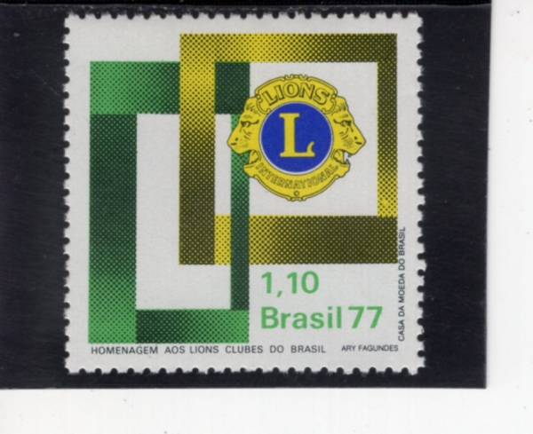 BRAZIL(�����)-#1499-1.10cr-LIONS INTL. EMBLEM(���� ���̿½�)-1977.4.16��